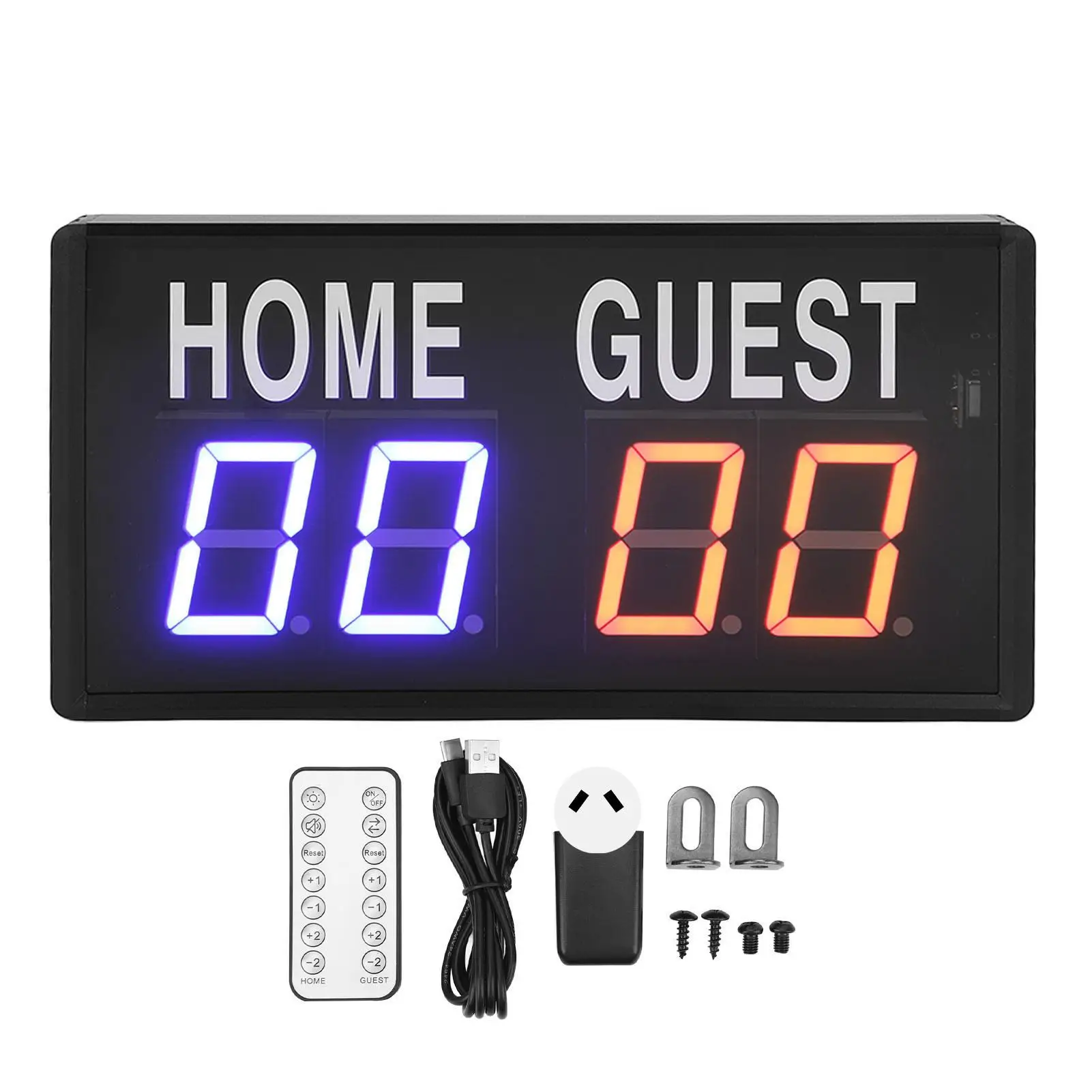 Digital Tabletop Scoreboard with Remote Control - Aluminum Alloy for basketball , Volleyball & Badminton