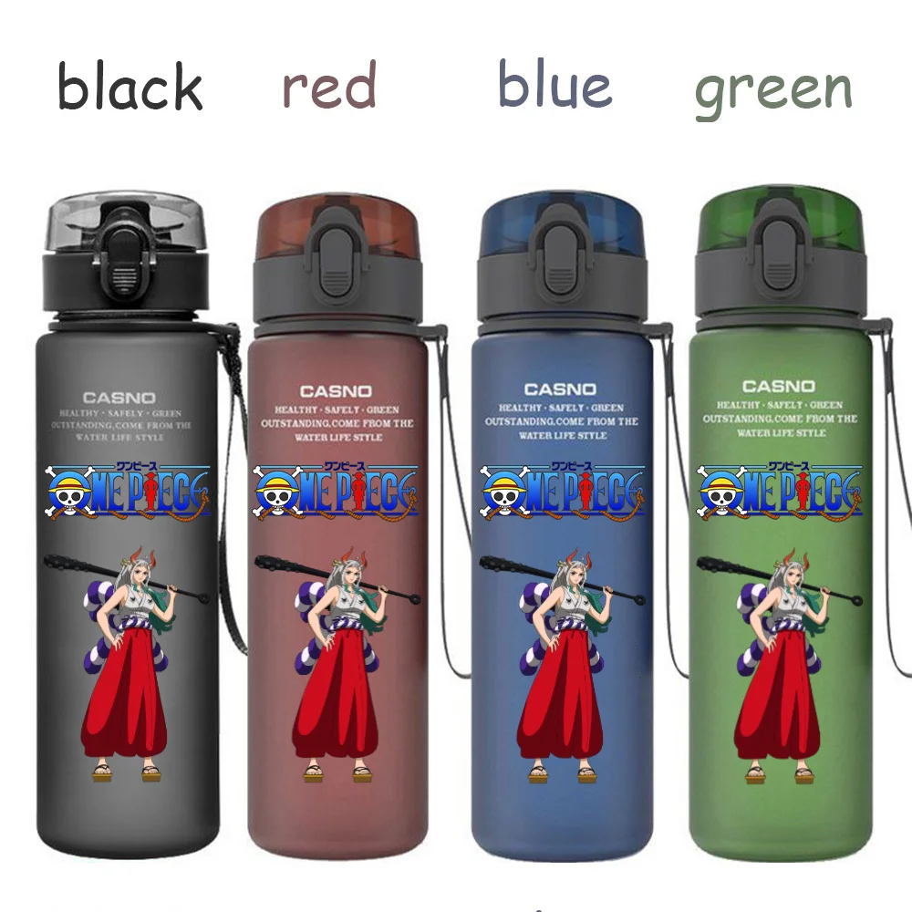560ML One Piece Water Cup Children Portable Plastic Cartoon Luffy Nami Ace Outdoor Large Capacity Sport Water Drinking Bottle view 3