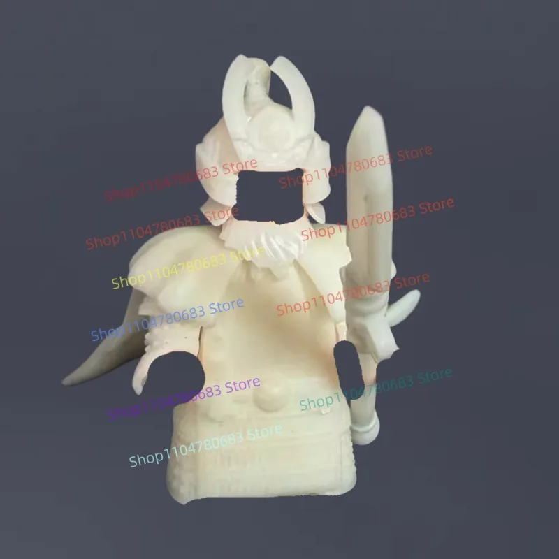 

Конструктор MOC: Мини-фигурка Цао Цао в белых доспехах из серии «Троецарствие», коллекционный предмет для демонстрации, праздничный подарок