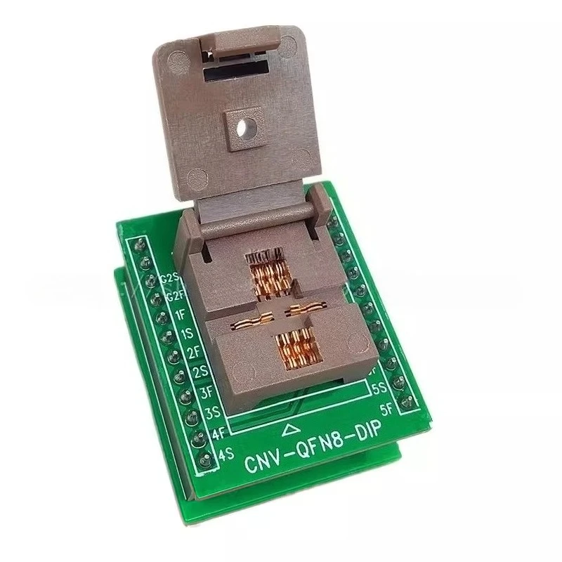 QFN8/DFN8/DFN5.25X6.15-8L(1.27) Kelvin IC programming socket/chip test socket