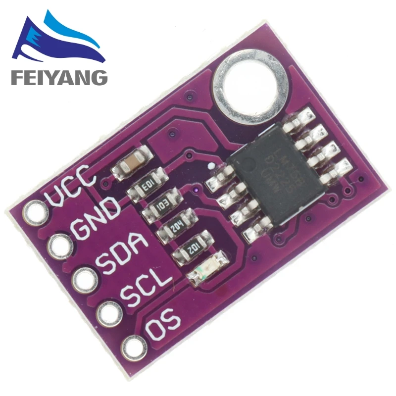 LM75 CJMCU-75 Sensor Module Temperature Sensor High Speed I2C IIC Interface High Precision LM75A