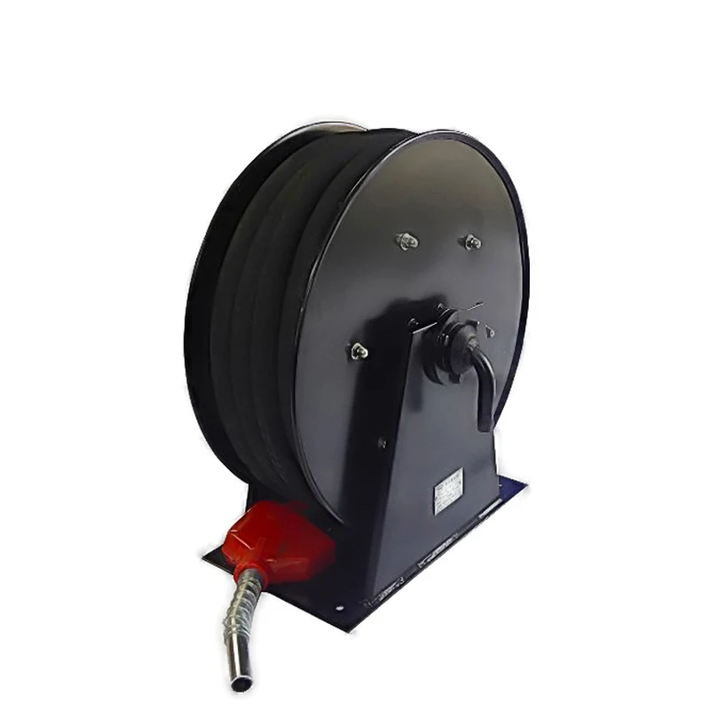 

Hubei Hydraulic Rack Diesel Fuel Nozzle Hose Reel Oil Standard Gas Station Customized Color Carbon Steel