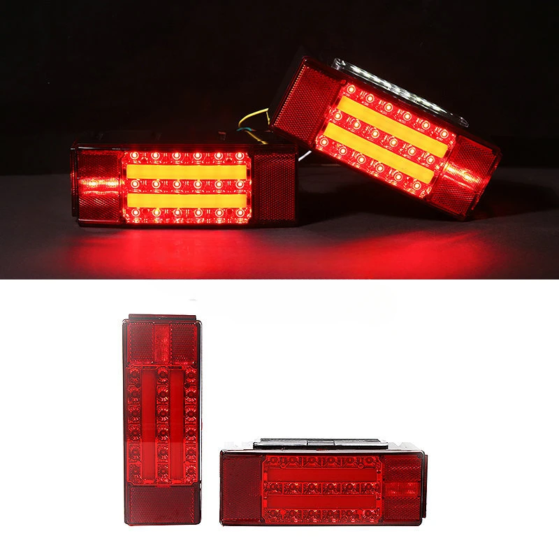 

LED Tail Light DOT Square Plastic Tail Light, Long Highlight Trailer Truck Tail Light TC-51