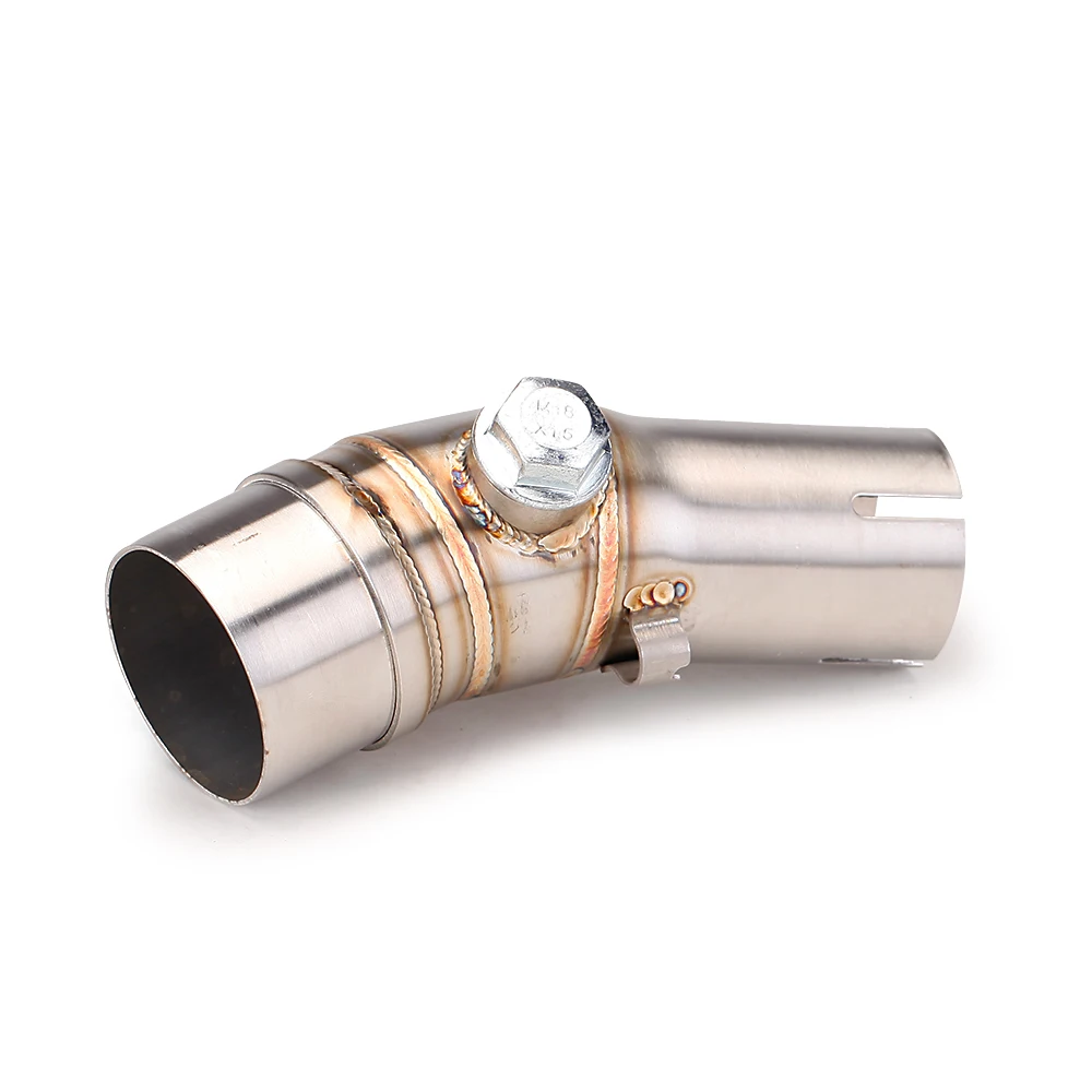 

STLF For ER-6N ER-6F Motorcycle Slip-on Exhaust Pipe Escape Connection Muffler Link Pipe 51mm