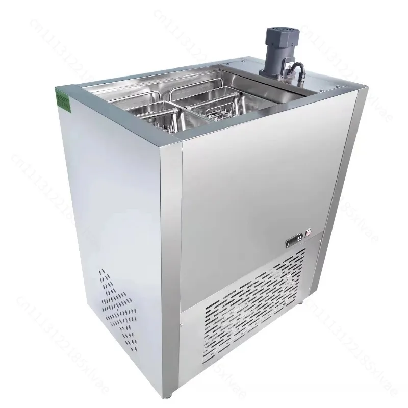 Commercial Automatic Popsicle Machine, Internet Celebrity Fruit Ice Cream Maker With Manual & Double Modes For Snack Shop