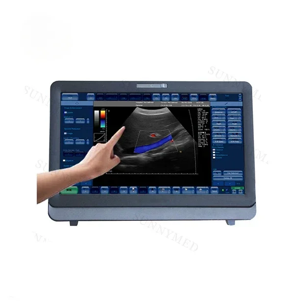 Hot Sales SY-A037 22 Inch LED Touch Screen Color Doppler Vet Ultrasound System