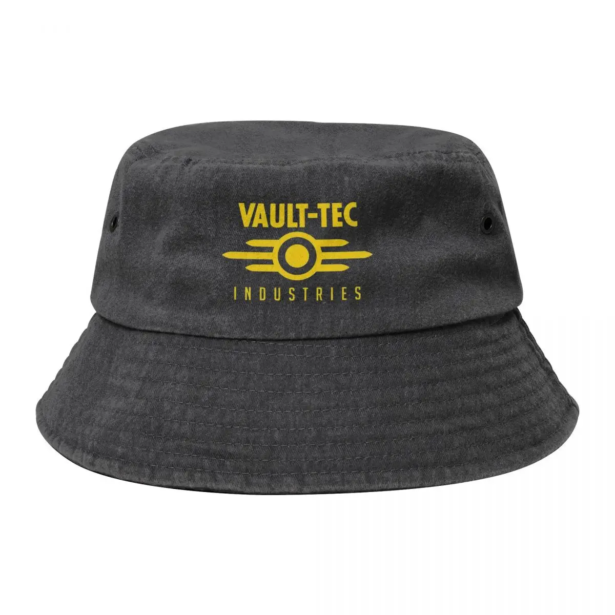 

Vault-Tec Logo Cowboy Denim Fisherman Hat With Printing