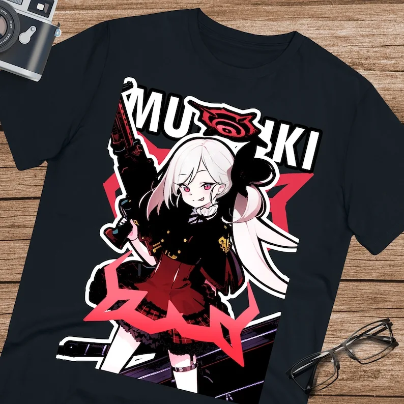 Mutsuki blue archive shirt blue archive game Asagi Mutsuki Shirt Waifu Shirt Unisex Ultra Cotton Tee