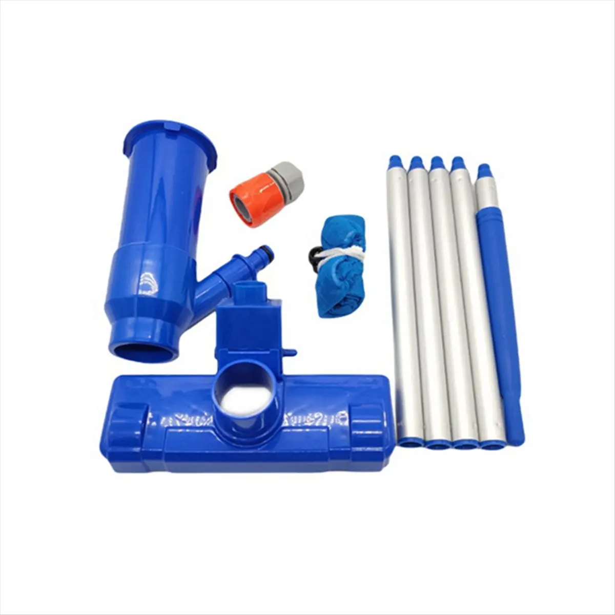 

[AA49] Swimming Pool Vacuum Cleaner Cleaning Tool Kit Pond Fountain Brush Portable Swimming Vacuum Brush-EU