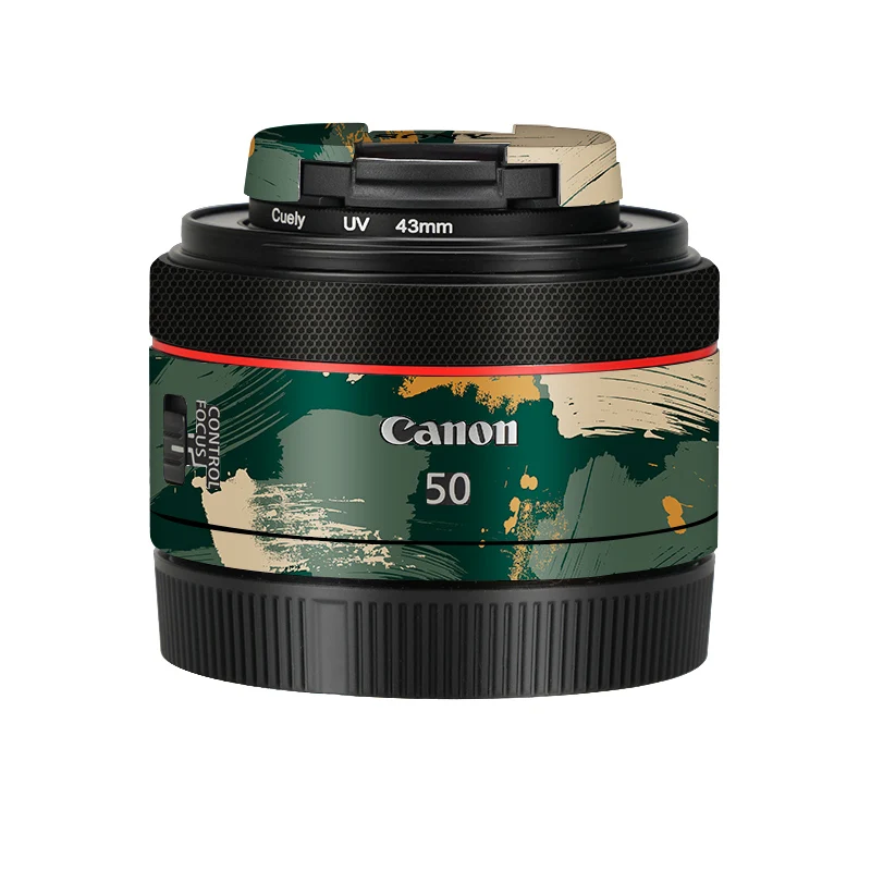 For Canon RF 50mm F1.8 STM Lens Sticker Protective Skin Decal Vinyl Wrap Film Anti-Scratch Protector Coat F1.8/50 STM RF50mm