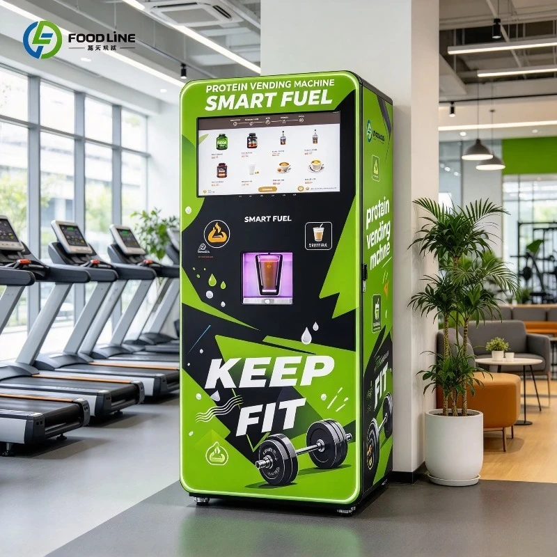 Stable Multi Flavor Mixing System for 24h Unattended Retail Site Protein Shake Vending Machine