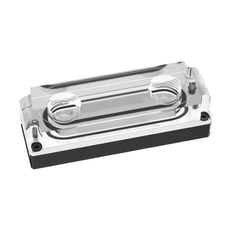 

Optimal Water Cooling Block For 2280/22110 PCI-E SSD, SATA M.2, Nvme Heatsink Enhanced Double-Sided Heat Dissipation