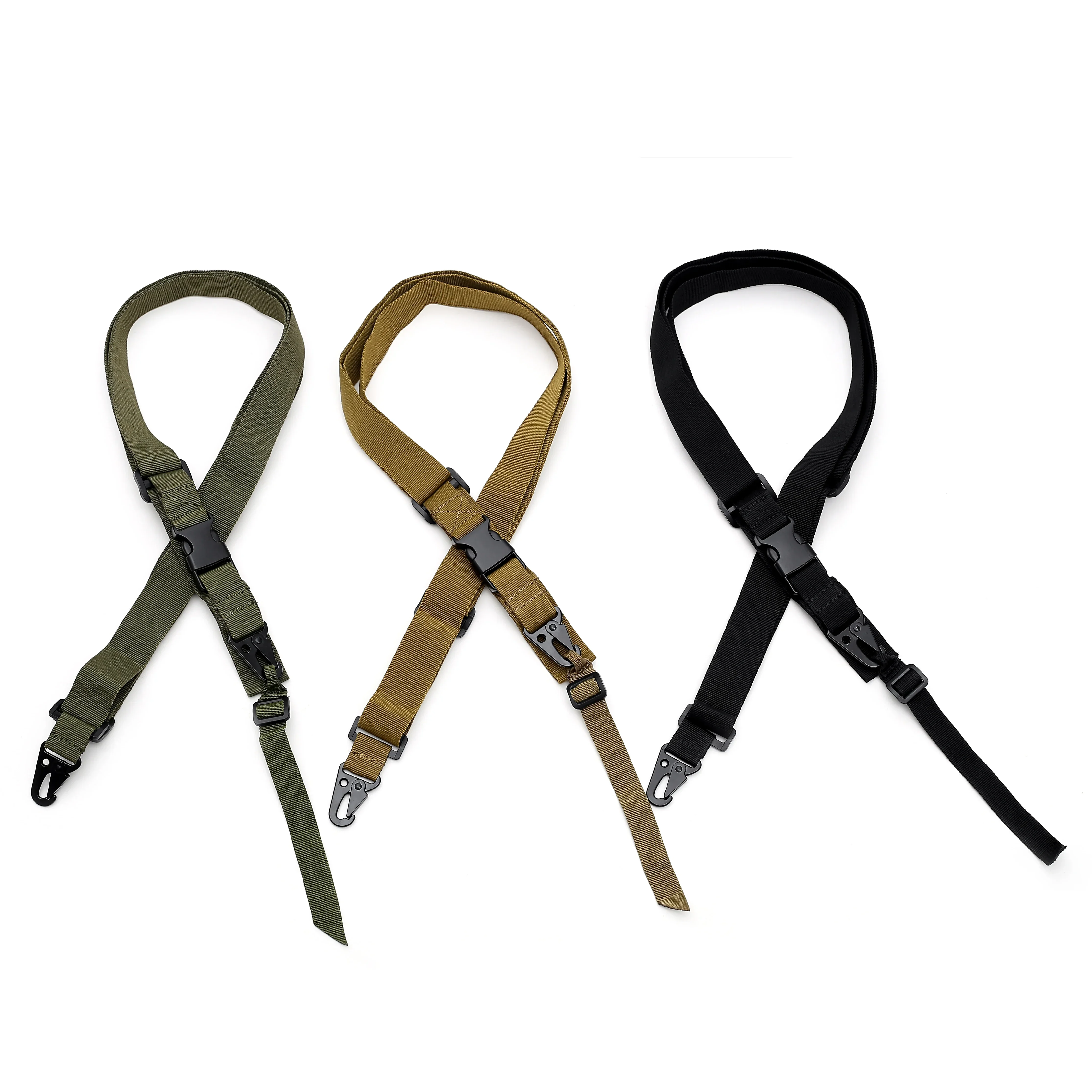 3 Point Toy Gun Sling Bungee Strapping Belt Adjustable Outdoor Hunting Accessories Three Point Rifle Shoulder Strap Gun Rope