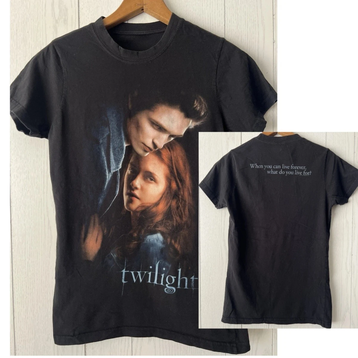 Vintage 2000s Y2K Twilight Edward Bella Movie Promo T-Shirt