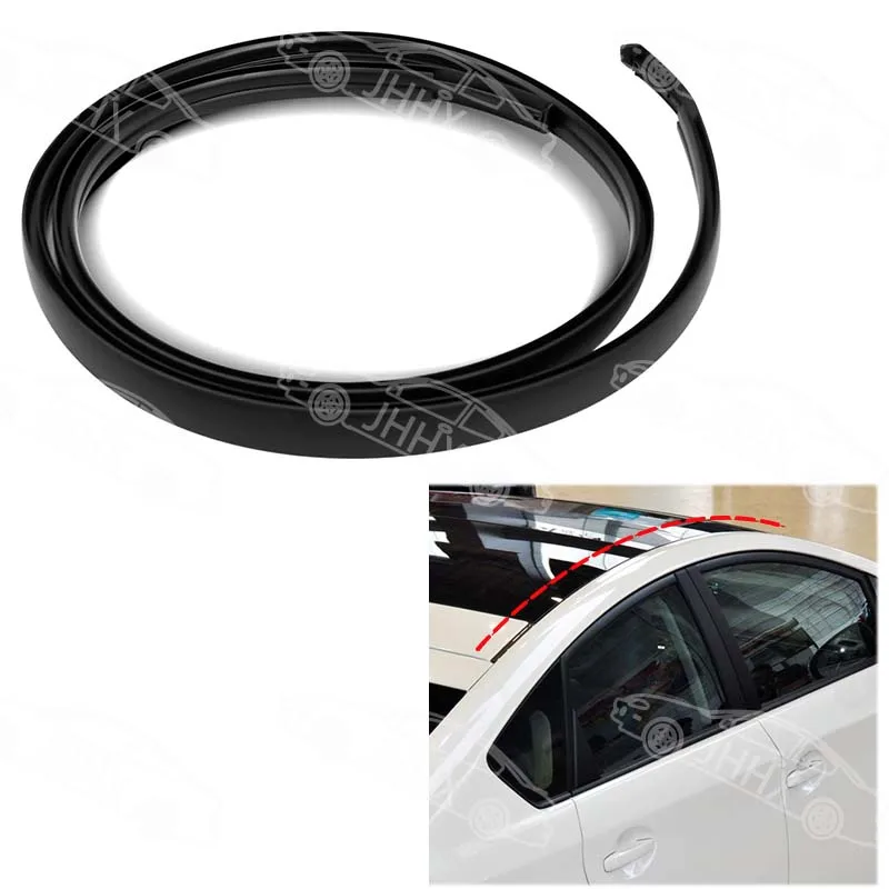 forTOYOTA PRIUS 2011 2012 2013 2014 Car Roof rubber strip  Car Roof Moulding Seal Strip Car Roof Drip Rubber Seal Strips