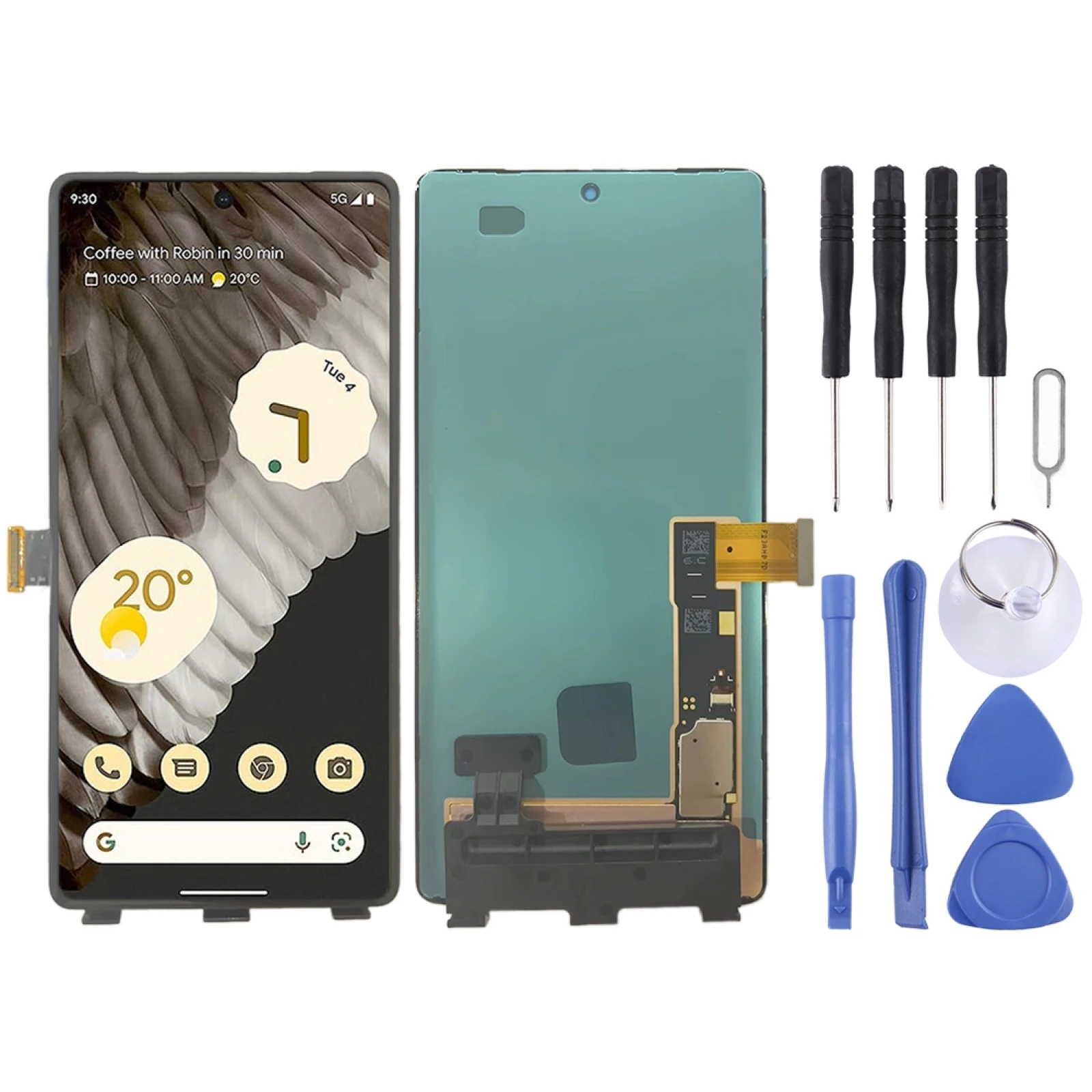 

Original LTPO AMOLED LCD Screen for Google Pixel 7 Pro GP4BC, GE2AE with Digitizer Full Assembly