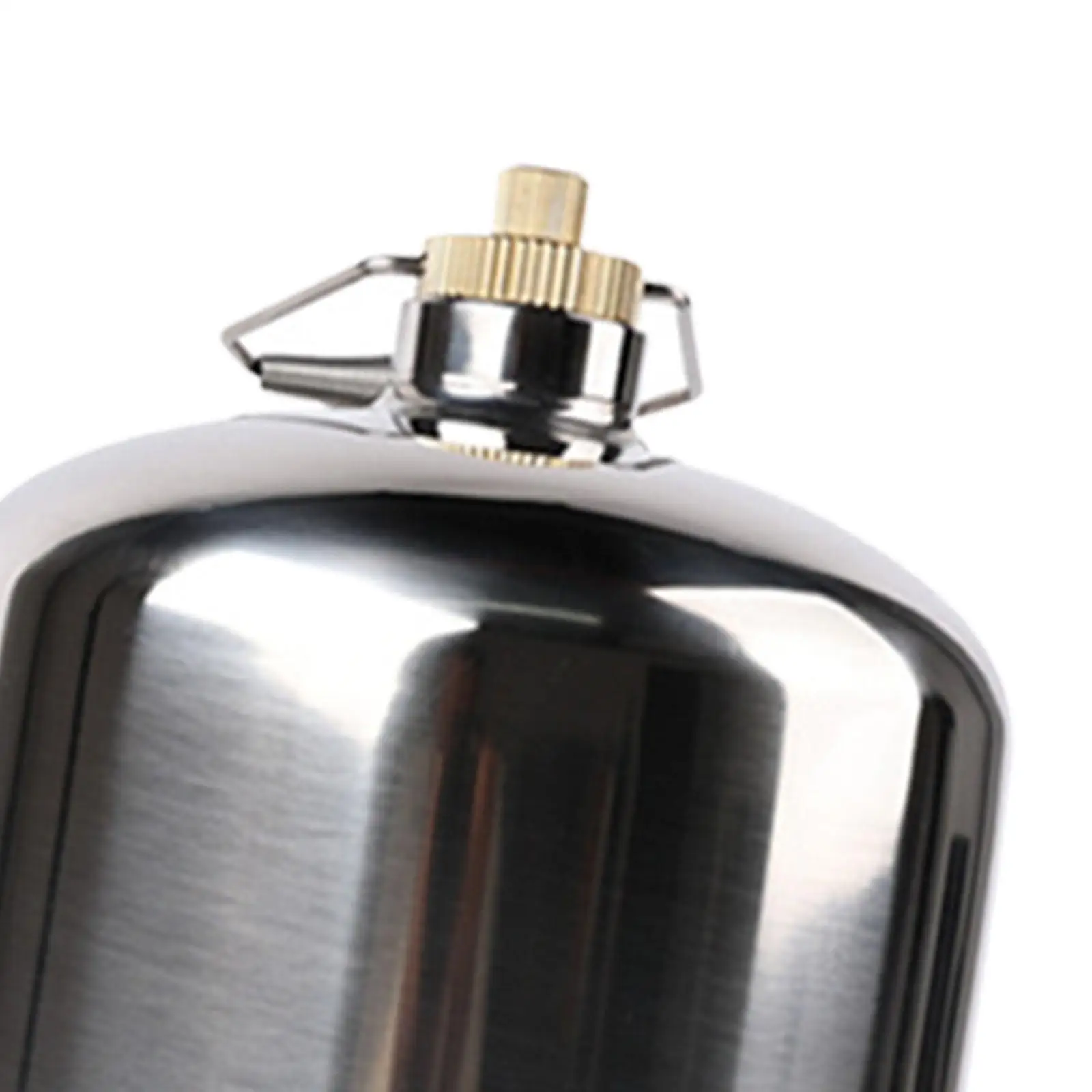 Stainless Steel Gas Bottle Inflatable Gas Tank Fuel Storage Container Portable Empty Refillable for Hiking,