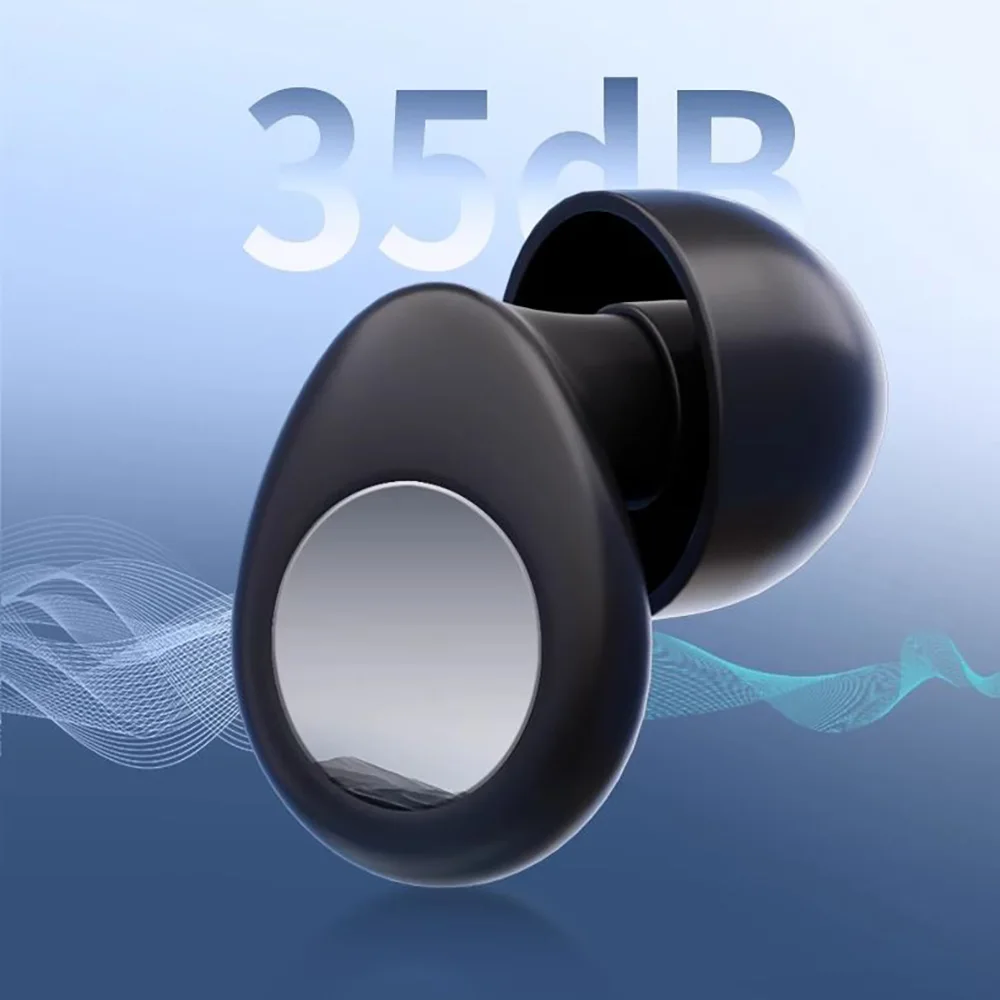 Eayburst Silicone Ear Plugs for Sleeping 35dB Noise Cancelling Hearing Protection Reusable Earplugs for Focus Concerts Work Stud