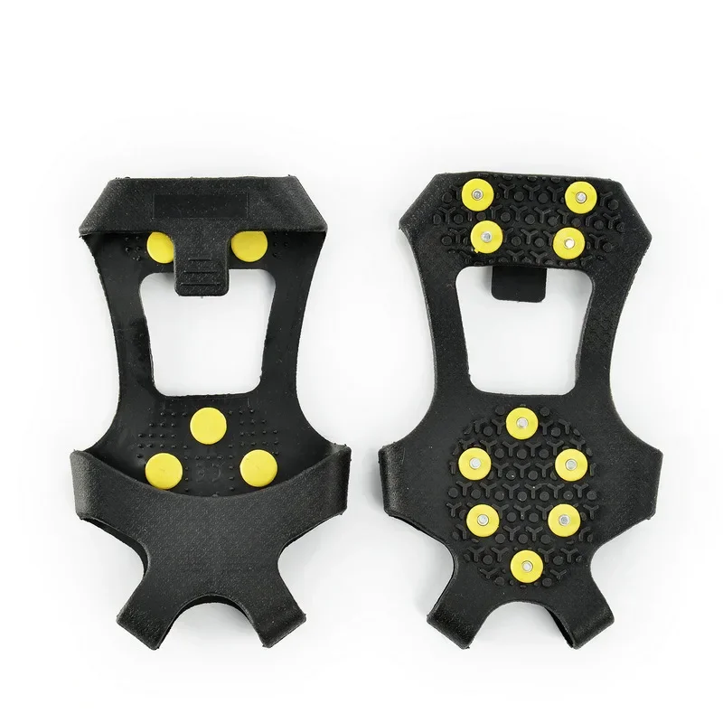 10 Studs Anti-Skid Ice Snow Gripper Spike Winter Climbing Shoes Anti-Slip Ice Grips for Shoes Boots Snow Cleats Crampones