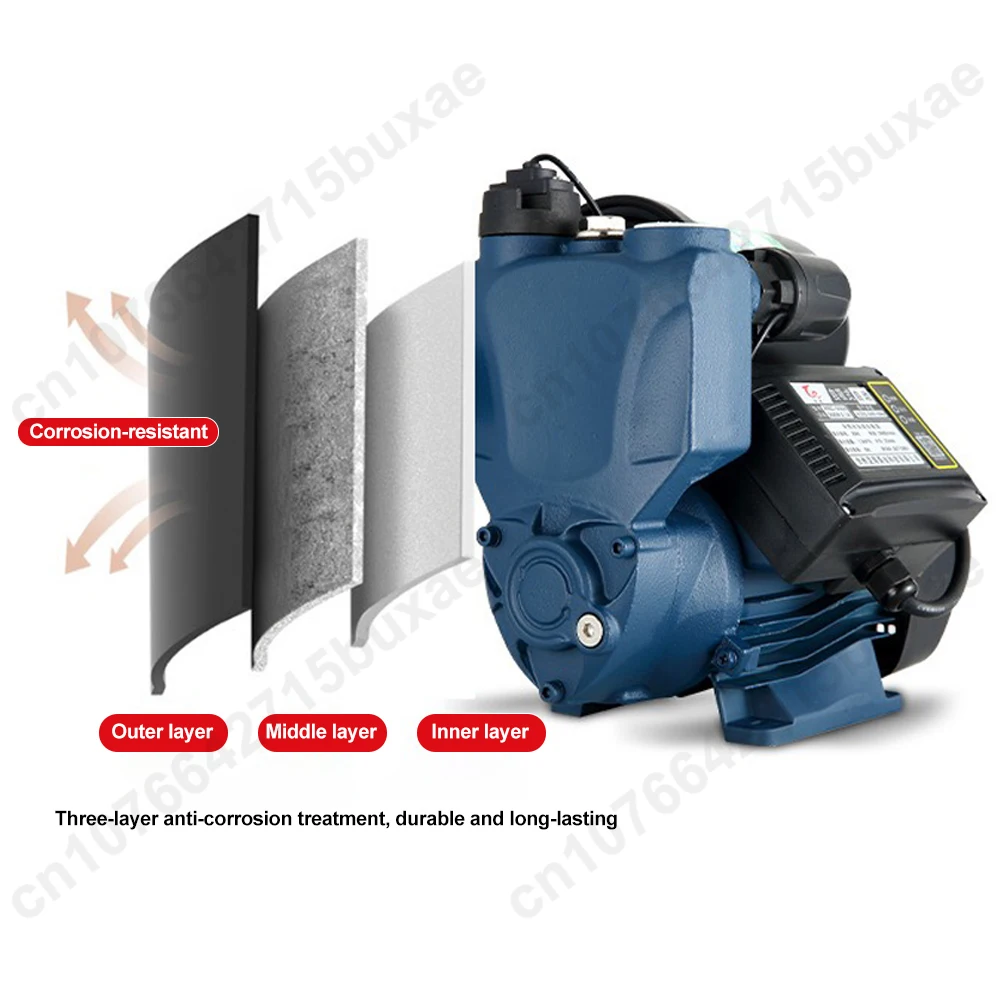 AC220V Intelligent Booster Pump, Household Fully Automatic Water Heater Self-priming Pump, Water Heater Pipeline Booster Pump