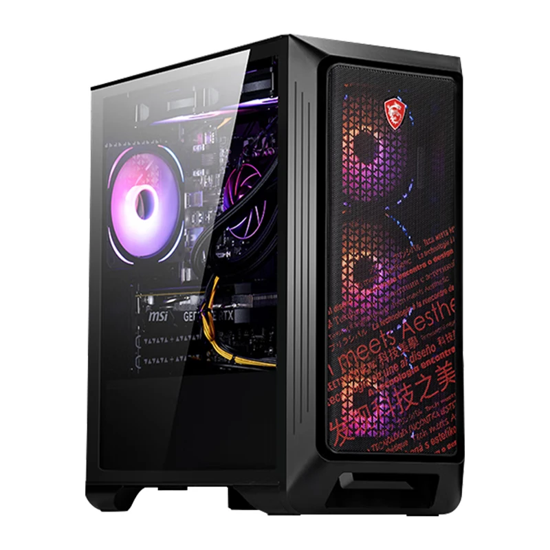 Msi mag codex cavaleiro escuro 14a geração i7 14700kf rtx4060 e-sports jogo designer desktop computador host diy máquina de montagem