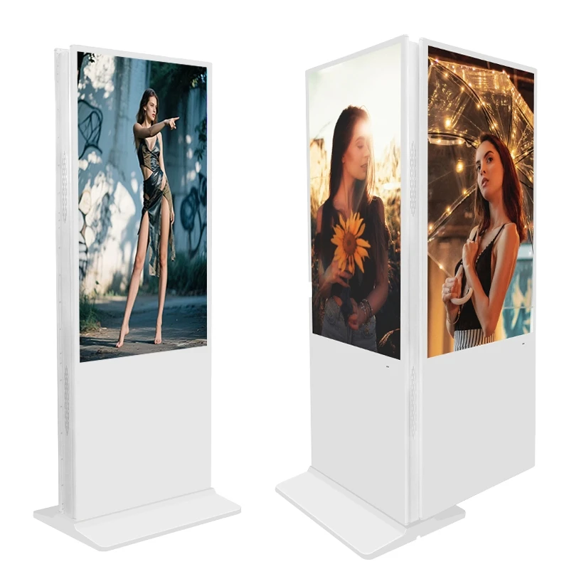

43-Inch Windows Android Ultra-Thin Indoor Digital Poster Touch Screen Kiosk Totem Display OEM Advertising Player For Shopping