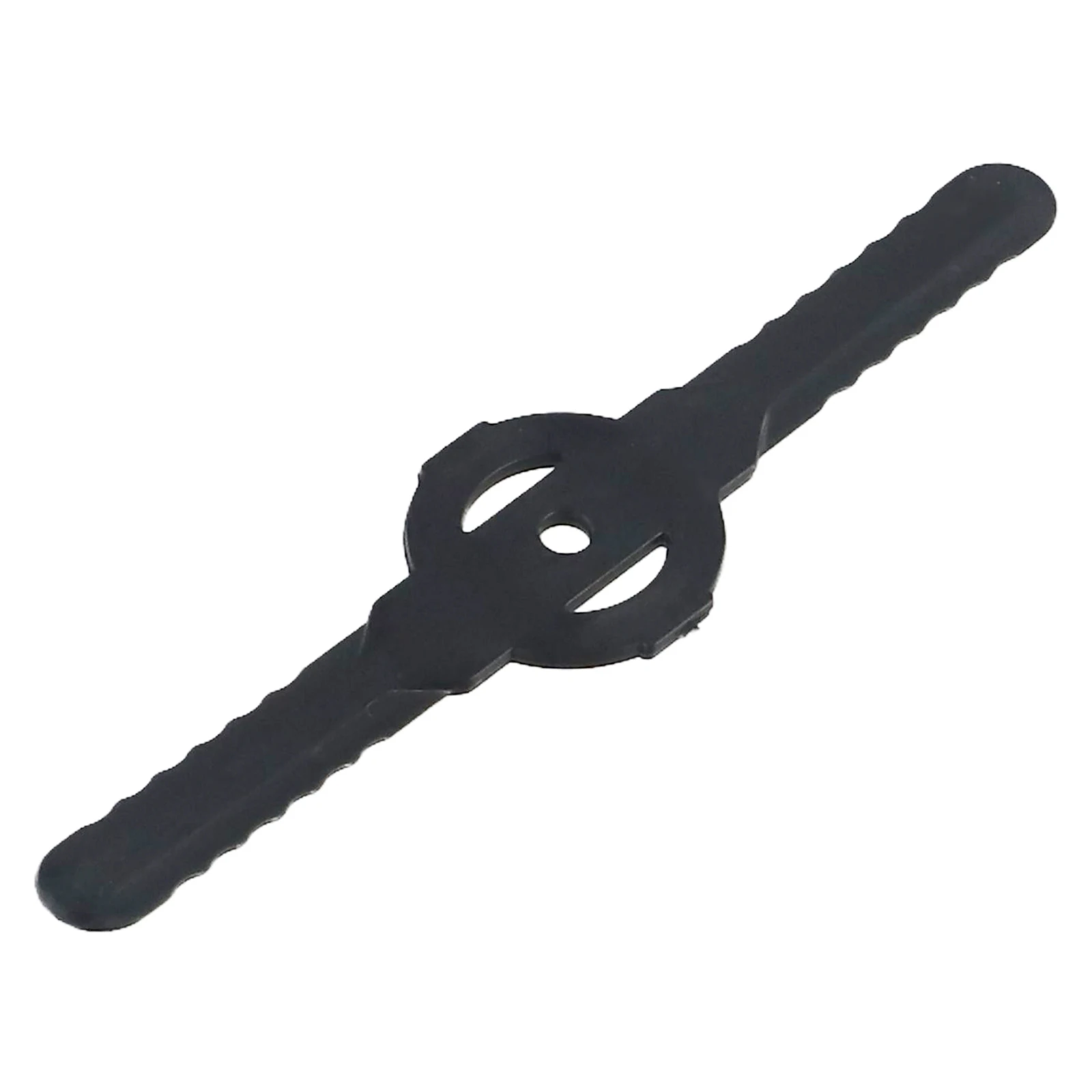 5 ชิ้น 138 มิลลิเมตรหญ้า Trimmer ใบมีดหัวเปลี่ยนพลาสติกสีดําเครื่องตัดหญ้าเครื่องตัดแปรงใบมีดสวนเครื่องมืออะไหล่