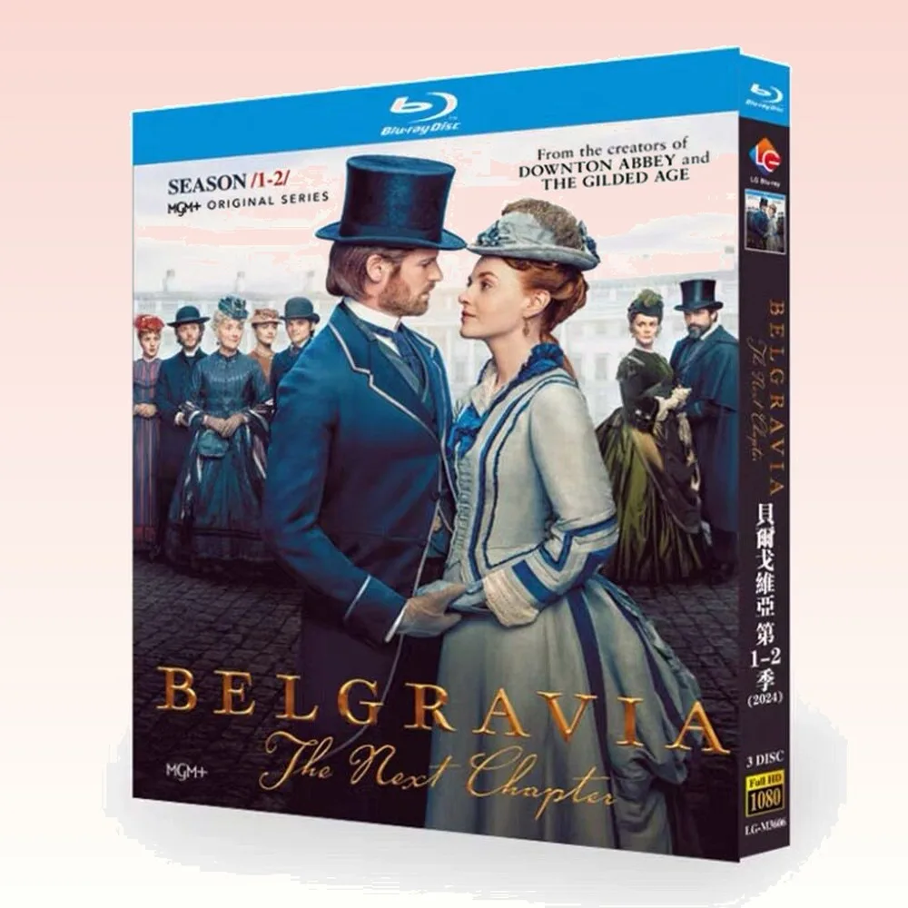 Blu-ray HD British TV Series Belgravia Seasons 1–2 Box Set with English and Traditional Chinese Subtitles
