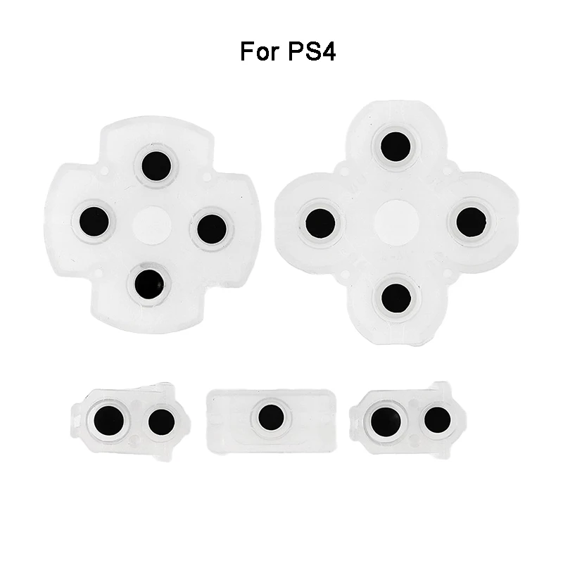 YuXi 1 Набор для PS4 проводящие клейкие кнопки сменный контроллер силиконовый Кондуктивный резиновая подкладка для кнопок резиновый коврик
