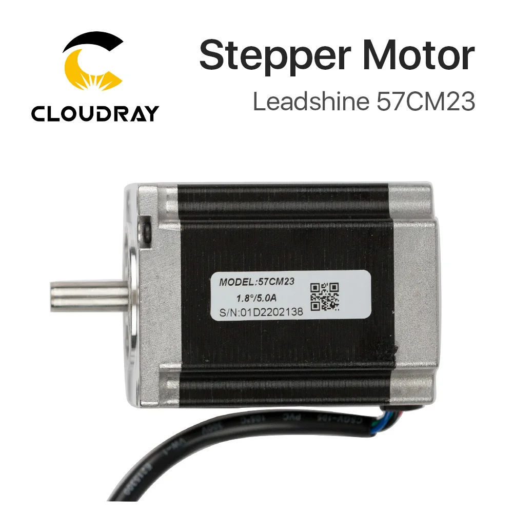 Cloudray Leadshine 2 Phase Stepper Motor 57CM23 for NEMA23 5.0A 2.3NM Length 76mm Shaft 8mm for Co2 Laser Engraving Machine