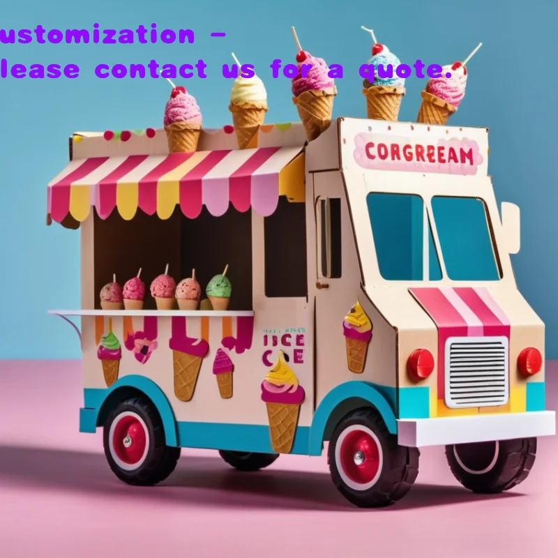 

custom.Custom Printing Cardboard Paper Kids Toy Cart Truck Toy Children