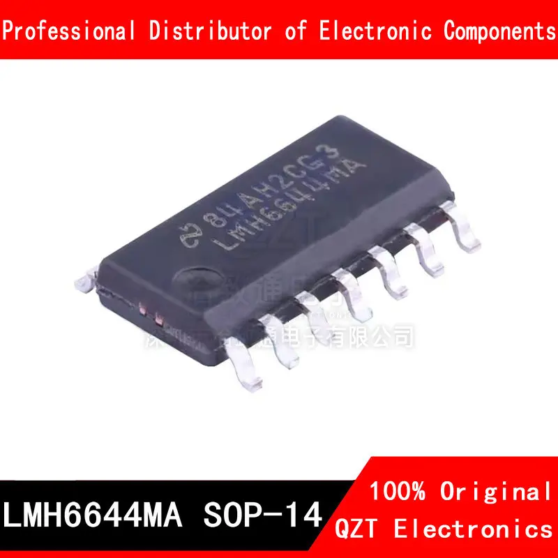 LMH6644MA SOP-14 original no estoque, LMH6644M SOP-14, 10 PCes pelo lote, novo