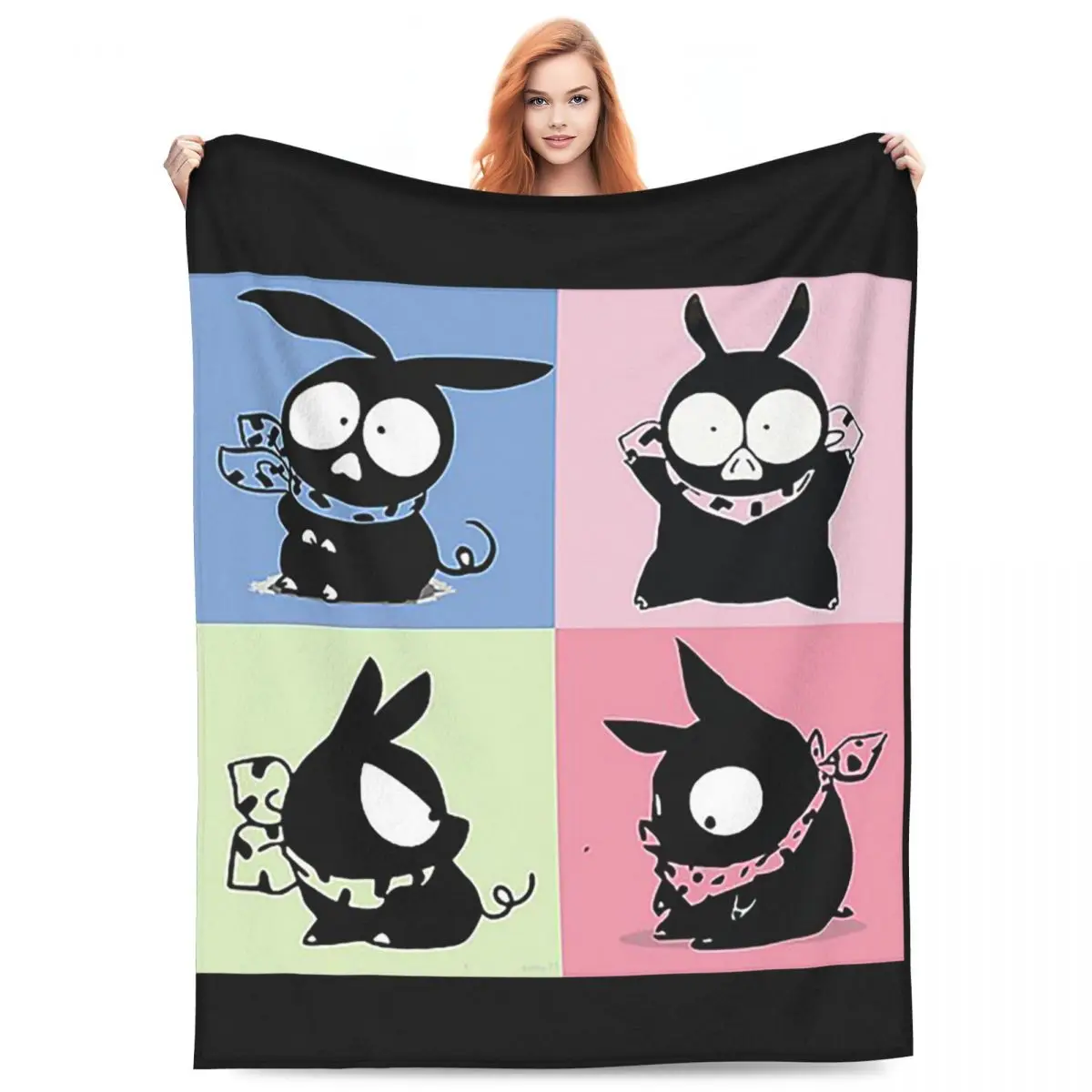 P Chan Ranma Blankets Flannel Sofa Throw Blanket Breathable for Couch Bedding Office Throws Bedspread Quilt