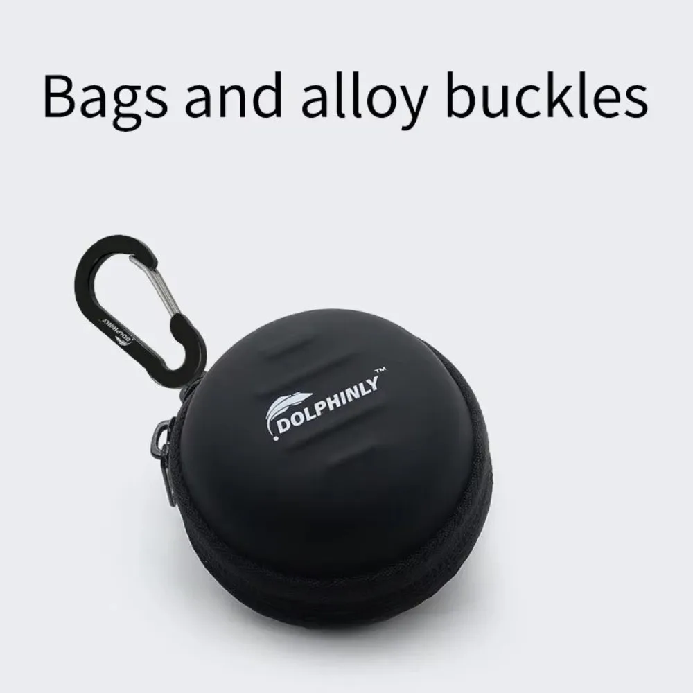 Round Shape Fishing Spool Case Shockproof Protective Design EVA Spool Case EVA Material Hard Shell Spool Storage Bag