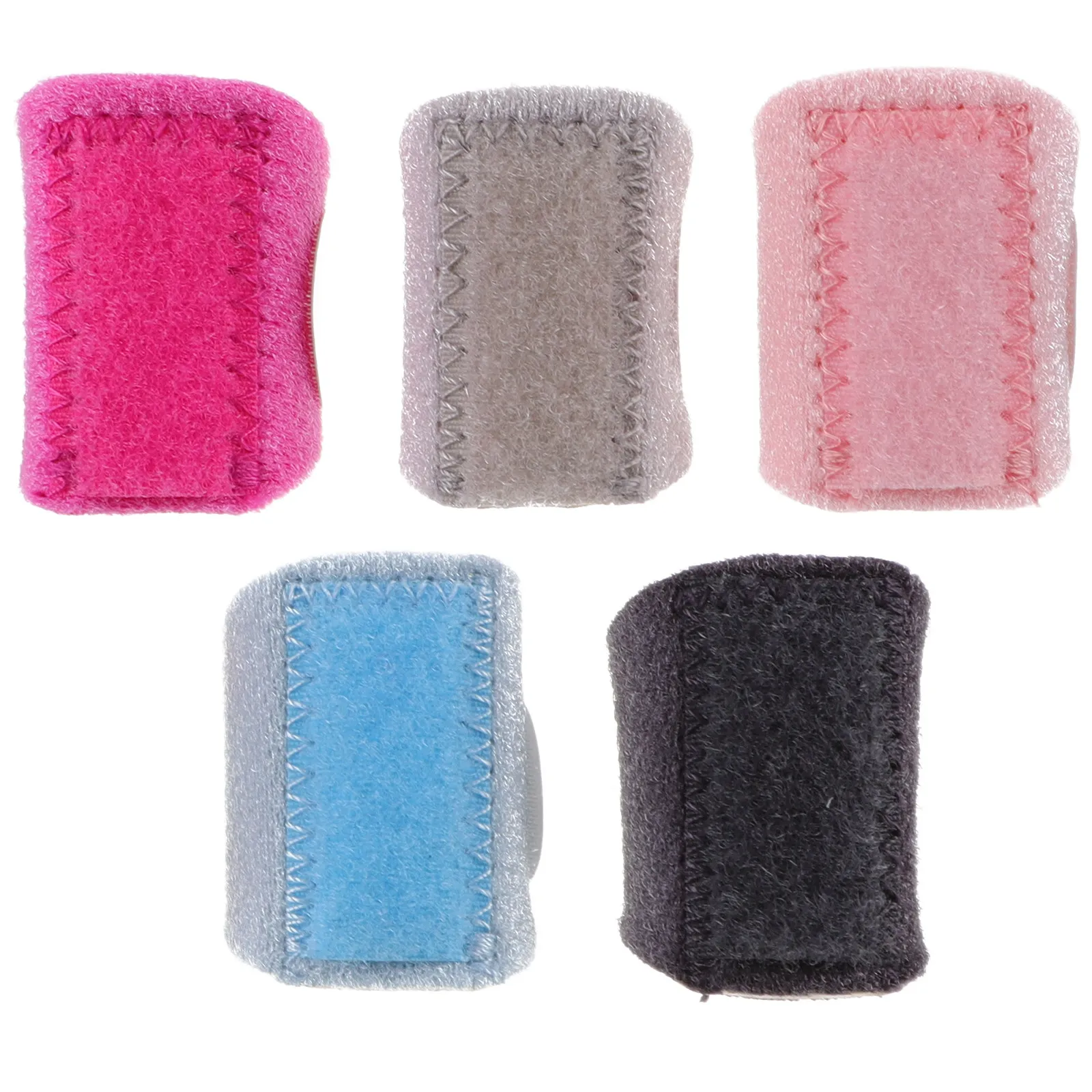 5Pcs Professional Finger Splint with Built-in Aluminum Bar Breathable Sponge Polyester Material for Finger Sprain Support and