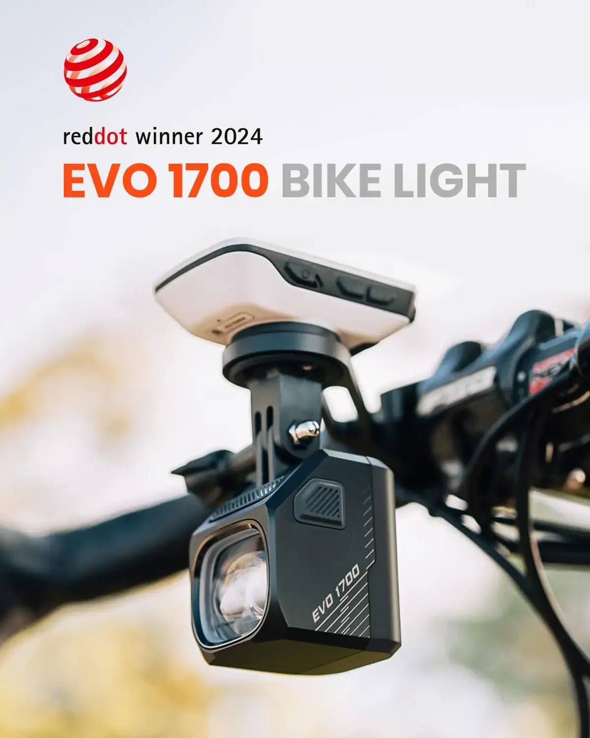 1700 Underneath Mounted Bike Lights for Night Riding,USB-C Rechargeable Bike Headlight, 6 Waterproof Bike Fro