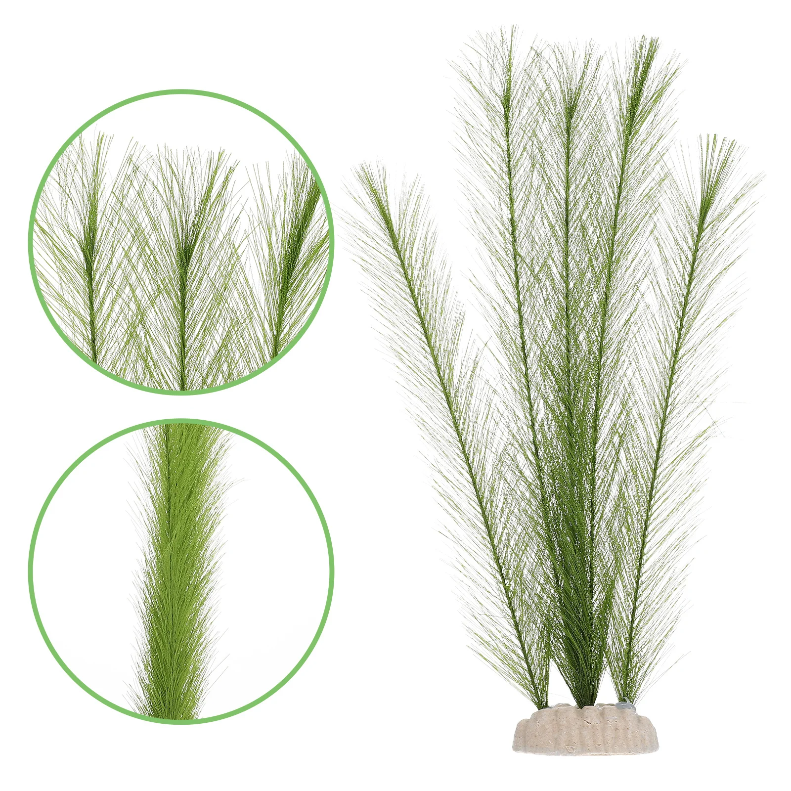 

2Pcs Lifelike Silk Aquarium Plants Fake Plastic Fish Tank Decor with Hiding Place for Pets Stable Safe Waterproof Aquarium