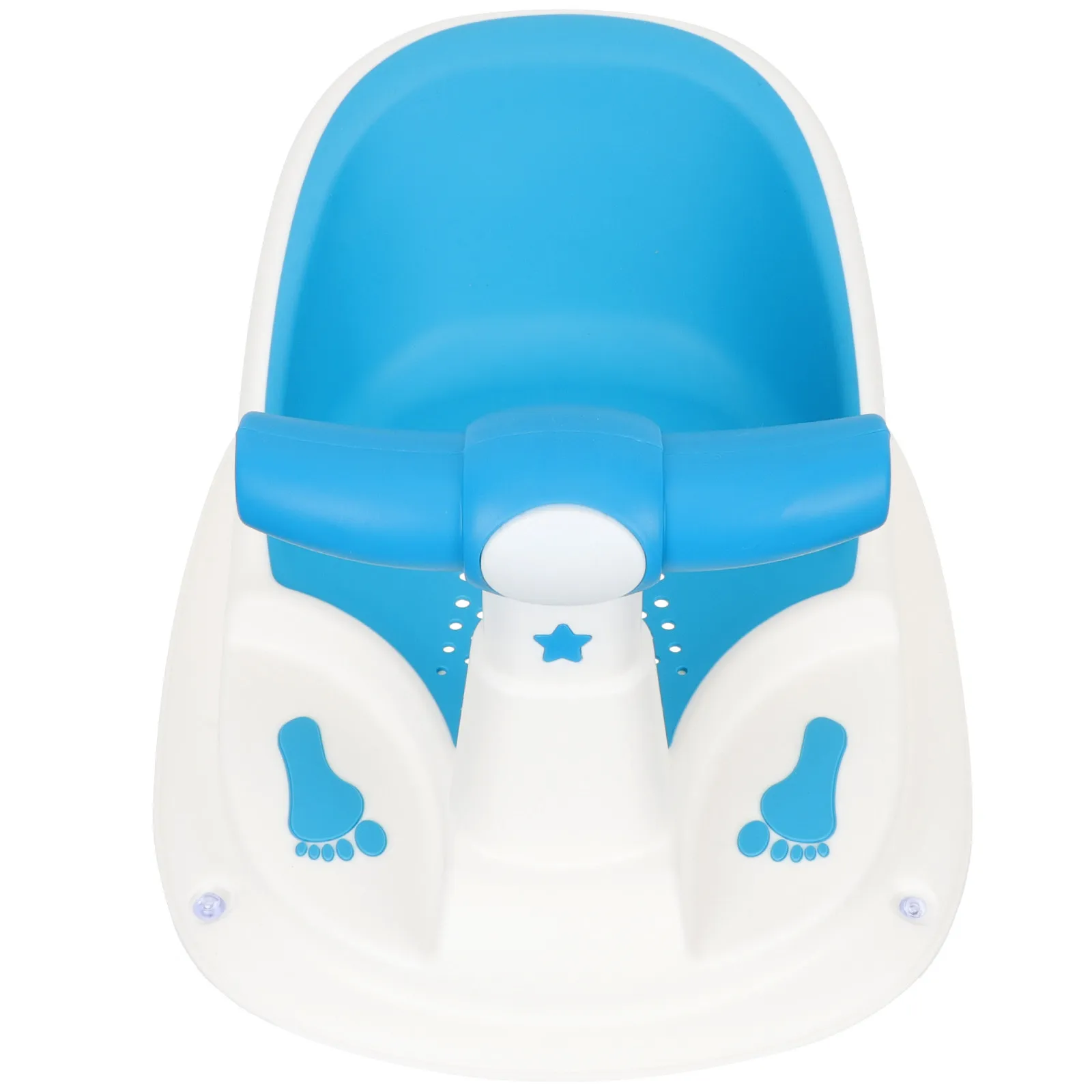 Toddler Bath Seat with Strong Suction Cups Stable Bathtub Seat for Babies Sitting Up Bright Color Baby Bath Chair for Safety