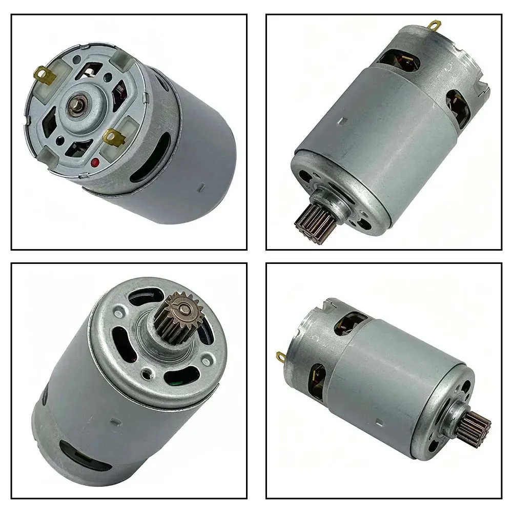 

14.4V 550 Series Brushed DC Motor With 15 Tooth Output Shaft For Compact Electric Drill Units And DIY Drill Motor Upgrades
