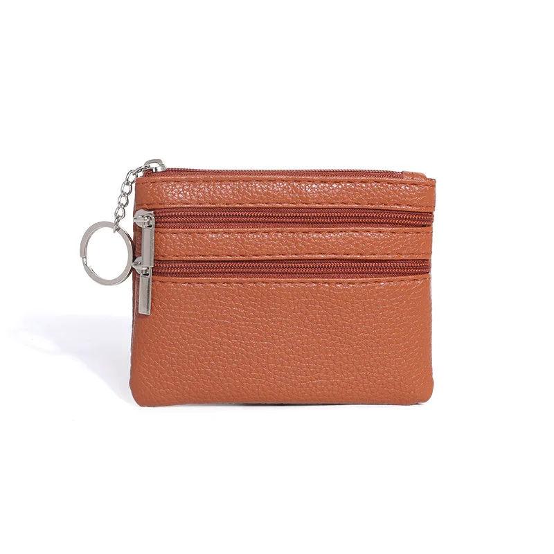 

Women PU Leather Coin Purse Female Wallets Women Zipper Coin Purses Card Holder Men Storage Pocket Bags Pouch