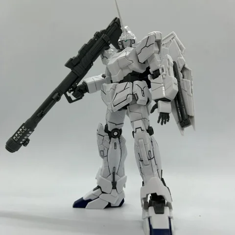 XD 유니콘 HG 1/144 유니콘 모드 Mech 조립 모델 키트 액션 피규어 퍼즐 어린이 장난감 데스크탑 장식 Collectible Gift