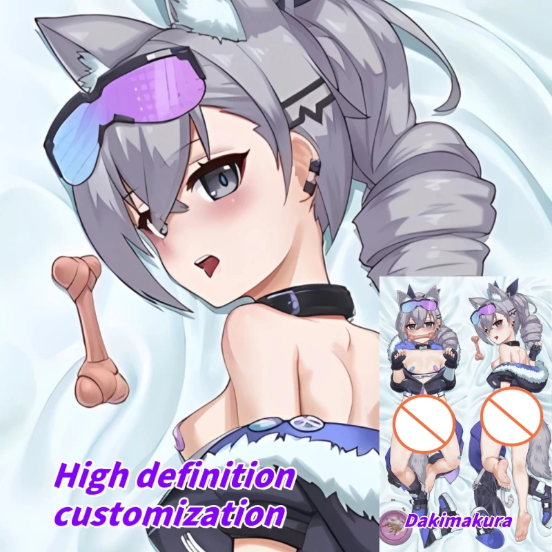 

Dakimakura Anime Pillow Case Honkai：Star Rail Silver Wolf Double-sided Print Of Life-size Body Pillowcase Gifts