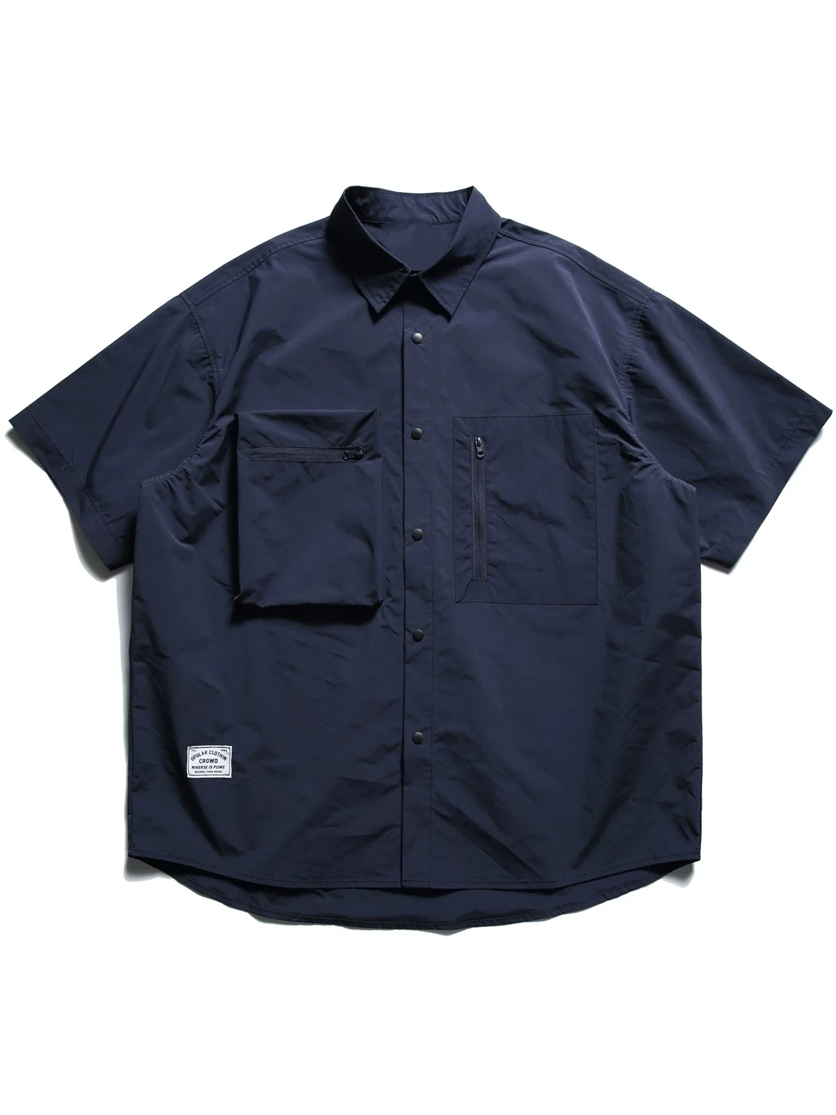 قميص عمل أمريكي عتيق الطراز بأكمام قصيرة، فضفاض، غير رسمي، مناسب للجنسين، تصميم صيفي جديد، جاكيت قميص بأكمام نصفية