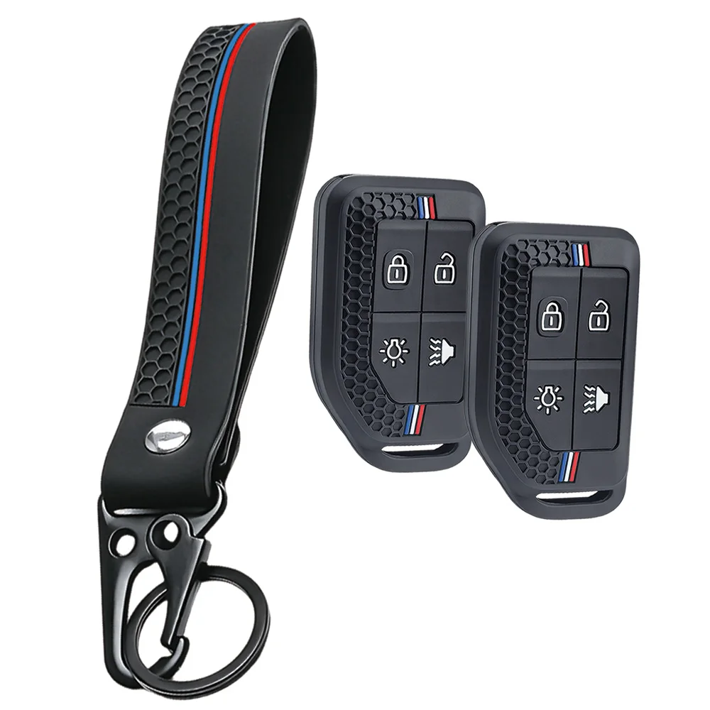 Remote Key Case For Volvo FH FH16 FM FMX With Long Wrist Strap And Swivel Clip Full Coverage Precise Fit Anti Scratch Soft Touch