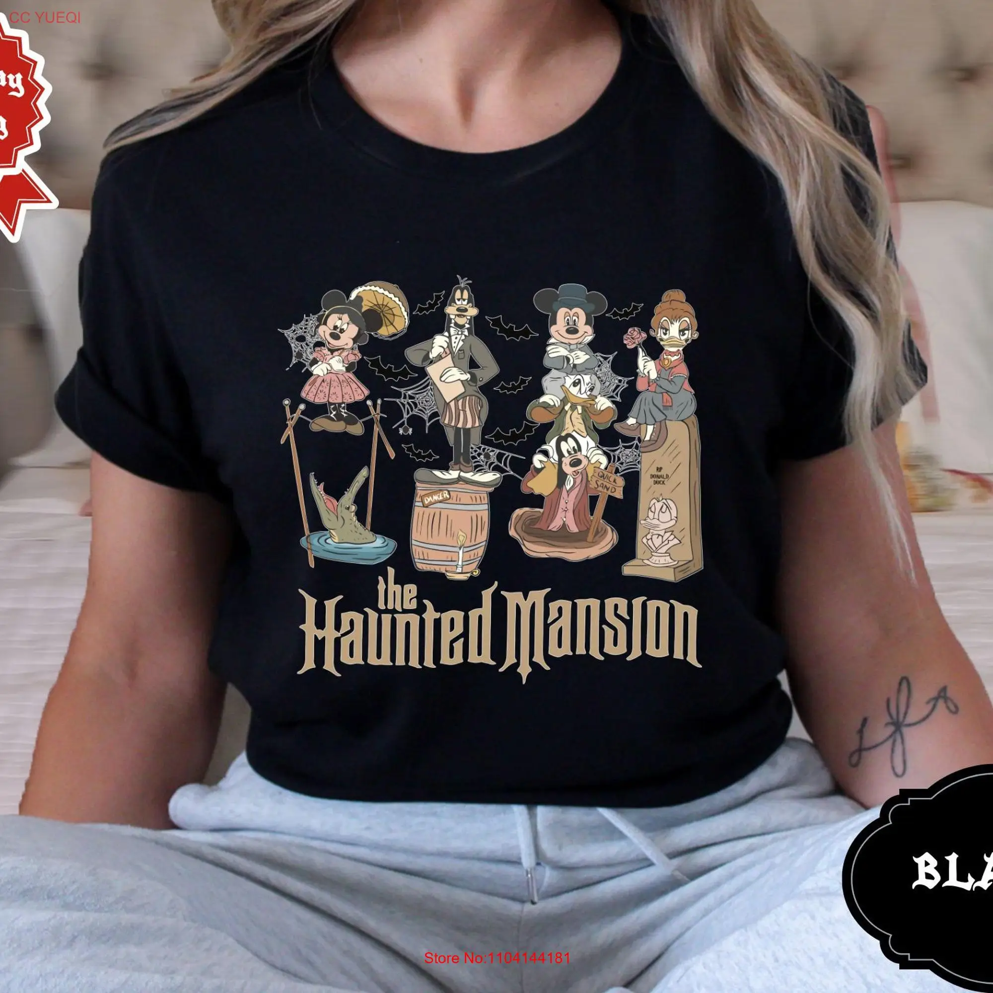 

The Haunted Mansion Retro Comic T Shirt Halloween s 1969 long or short sleeves