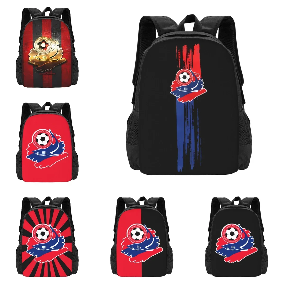 

Hapoel Haifa Travel Laptop Backpack, Business College School Computer Bag Gift for Men & Women