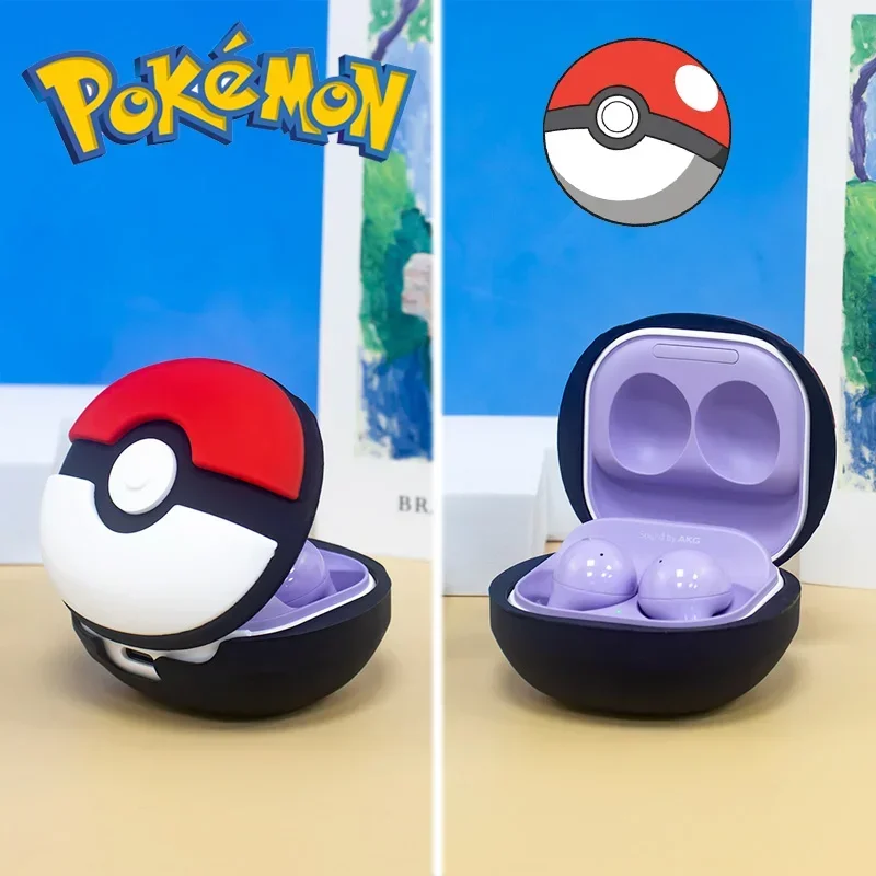 Pokemon Poke Ball For Samsung Galaxy Buds 2 Pro Case For Samsung Buds Pro Live Soft Cover for Buds2 Pro Buds live Capa Funda