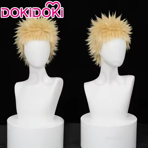Terashima Nobuo Wig Anime NANA Cosplay Wig DokiDoki Men 25cm Short Yellow Hair Terashima Nobuo Cosplay Fluffy Wig Free Wig Cap
