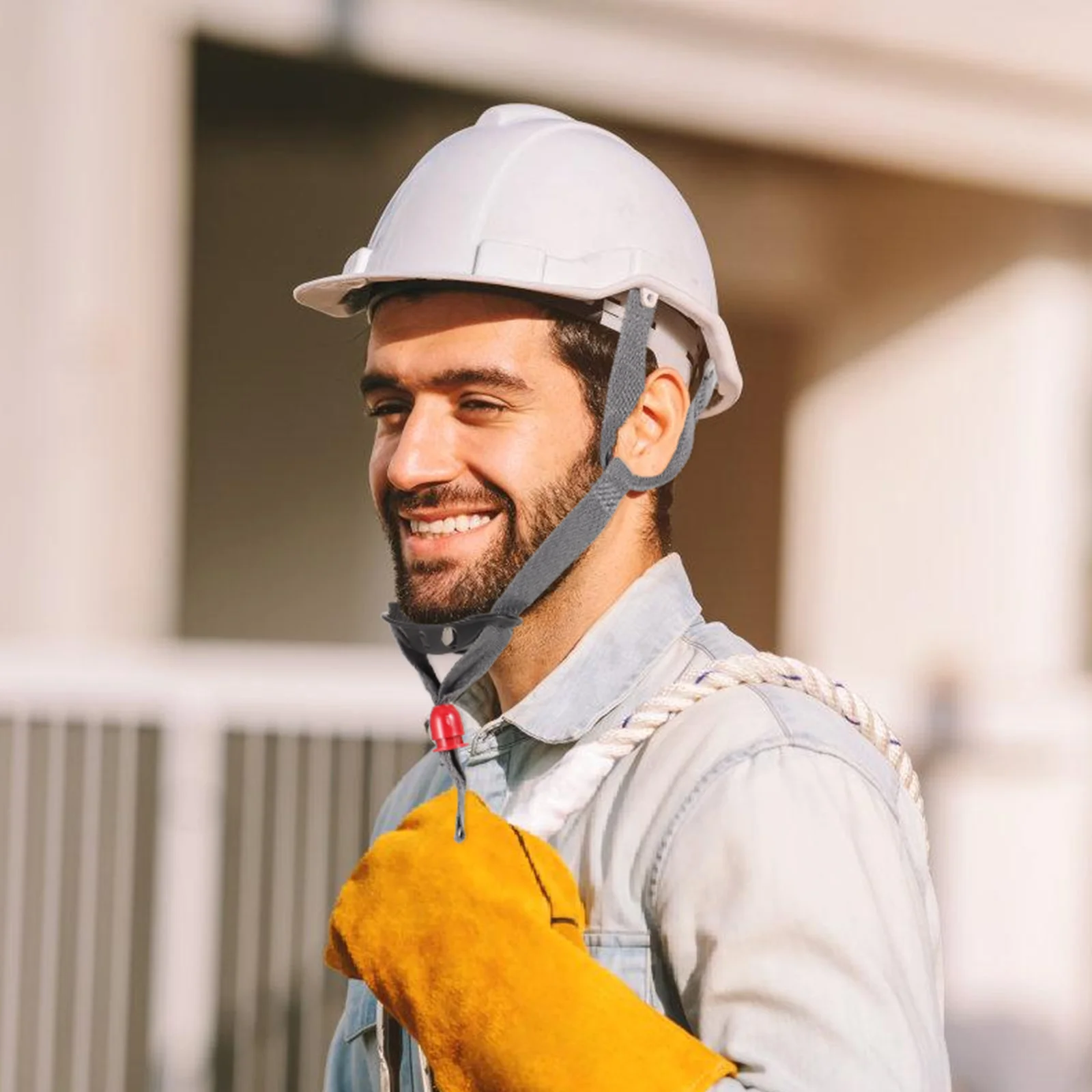 

2Pcs Chin Strap for Hard Hat Safety Replacement Soft Skin-Friendly Wear-Resistant for Construction Work