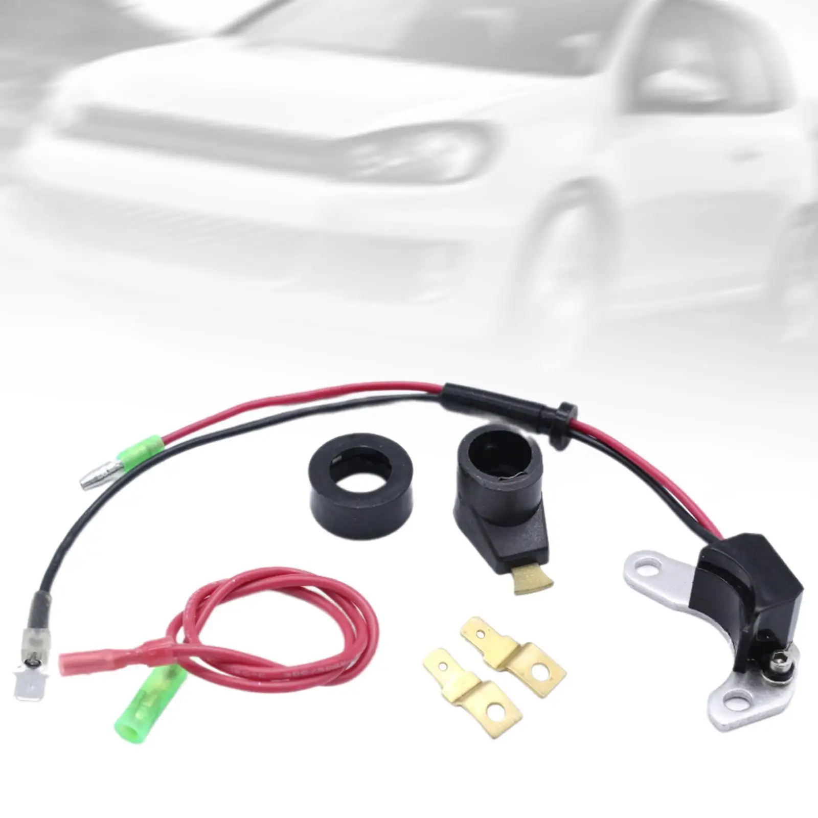 Electronic Ignition Points Conversion Kit Car Directly Replace for Lucas 25D DM2 High Performance Accessory Easy to Install